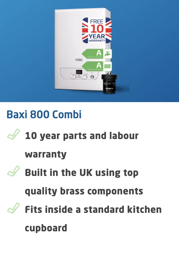 800 combi Baxi boiler Northampton